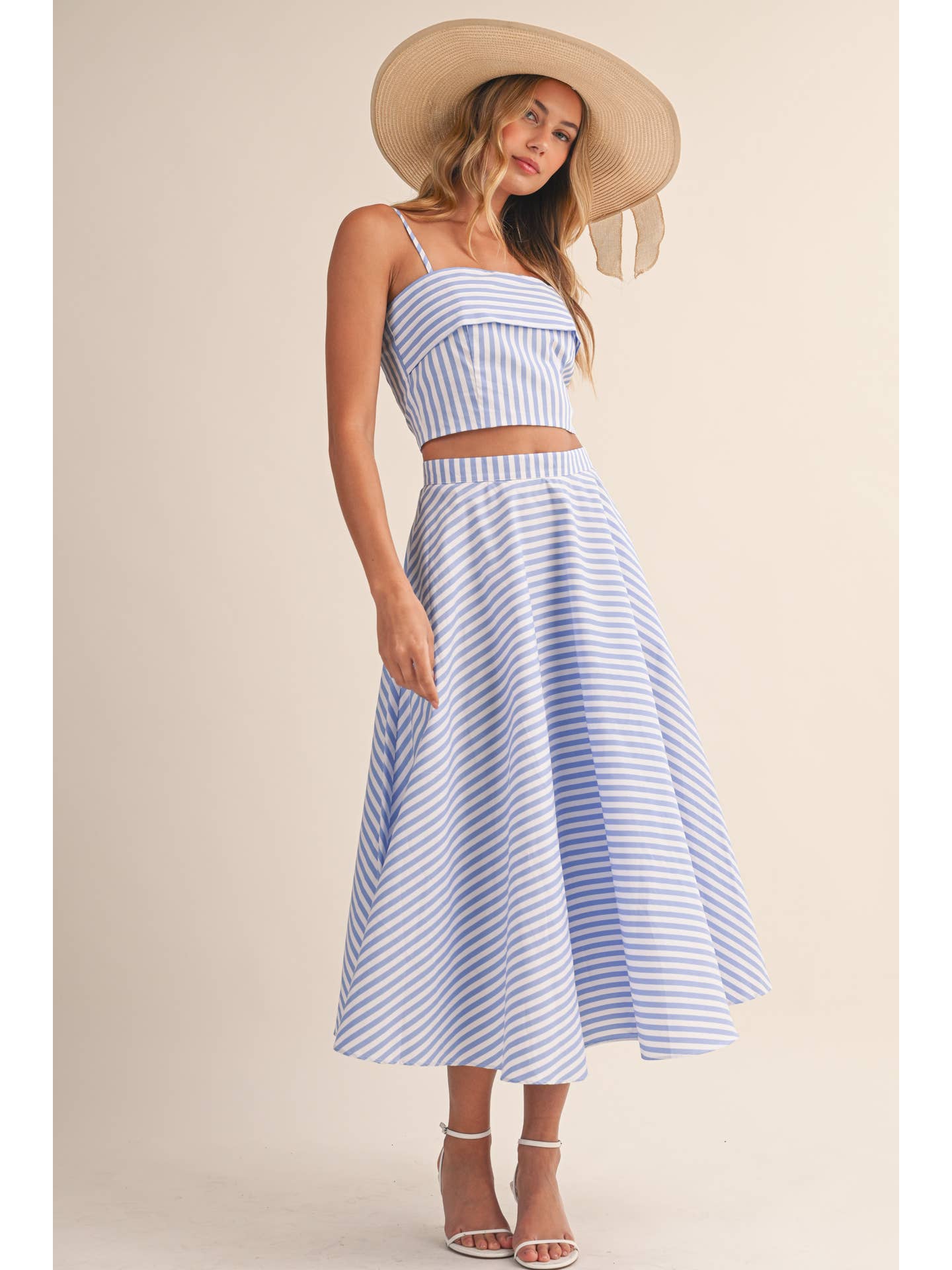 Striped Crop Top