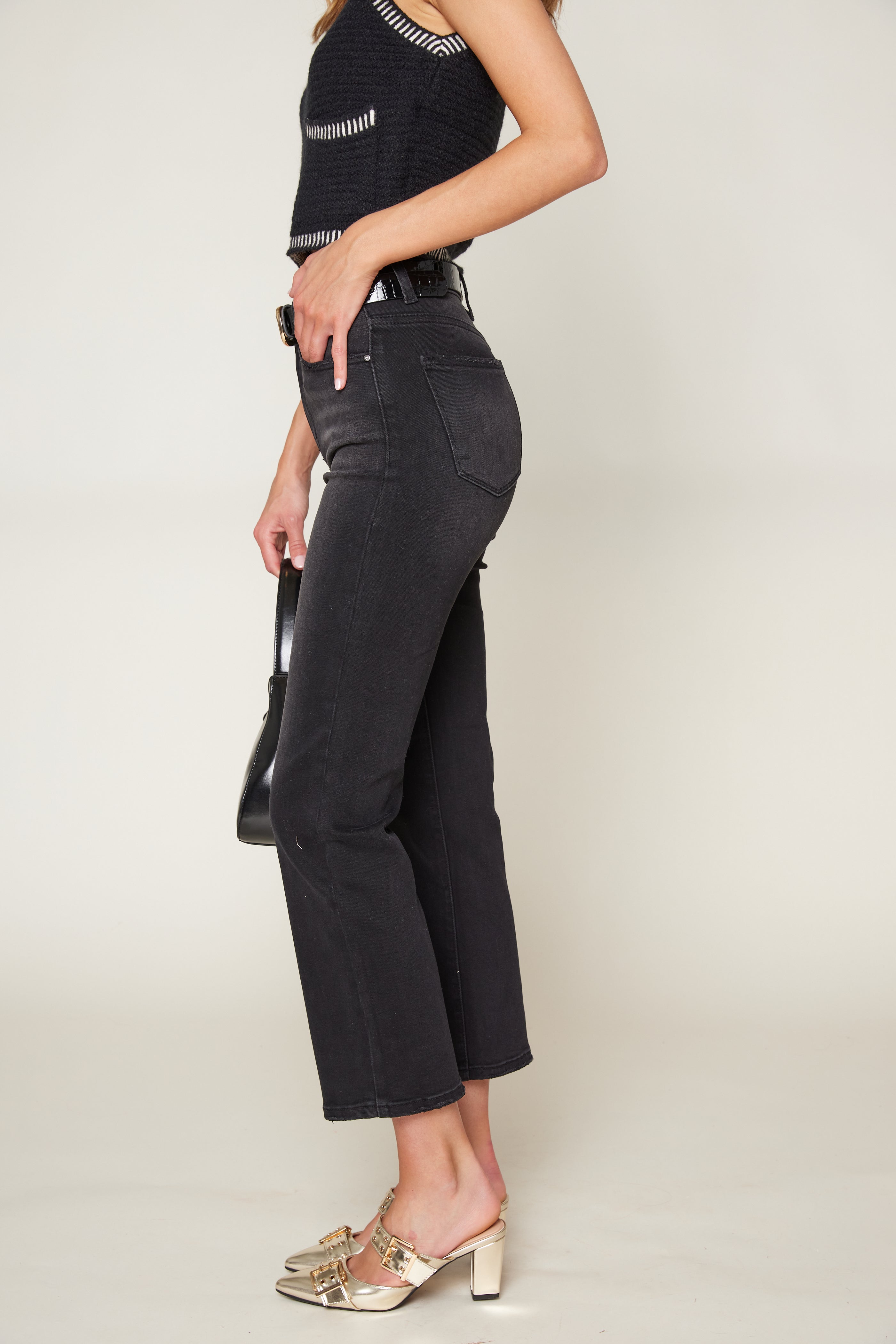Emerson Slim Fit Black Jeans