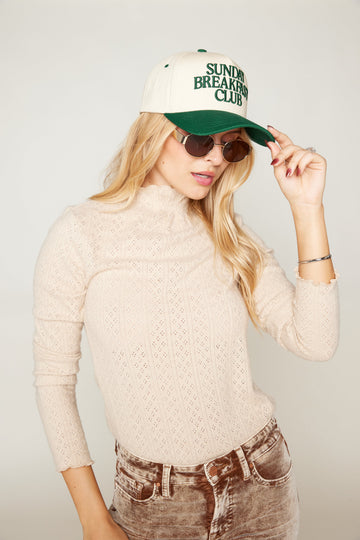 Carmen Fitted Mock Neck Top
