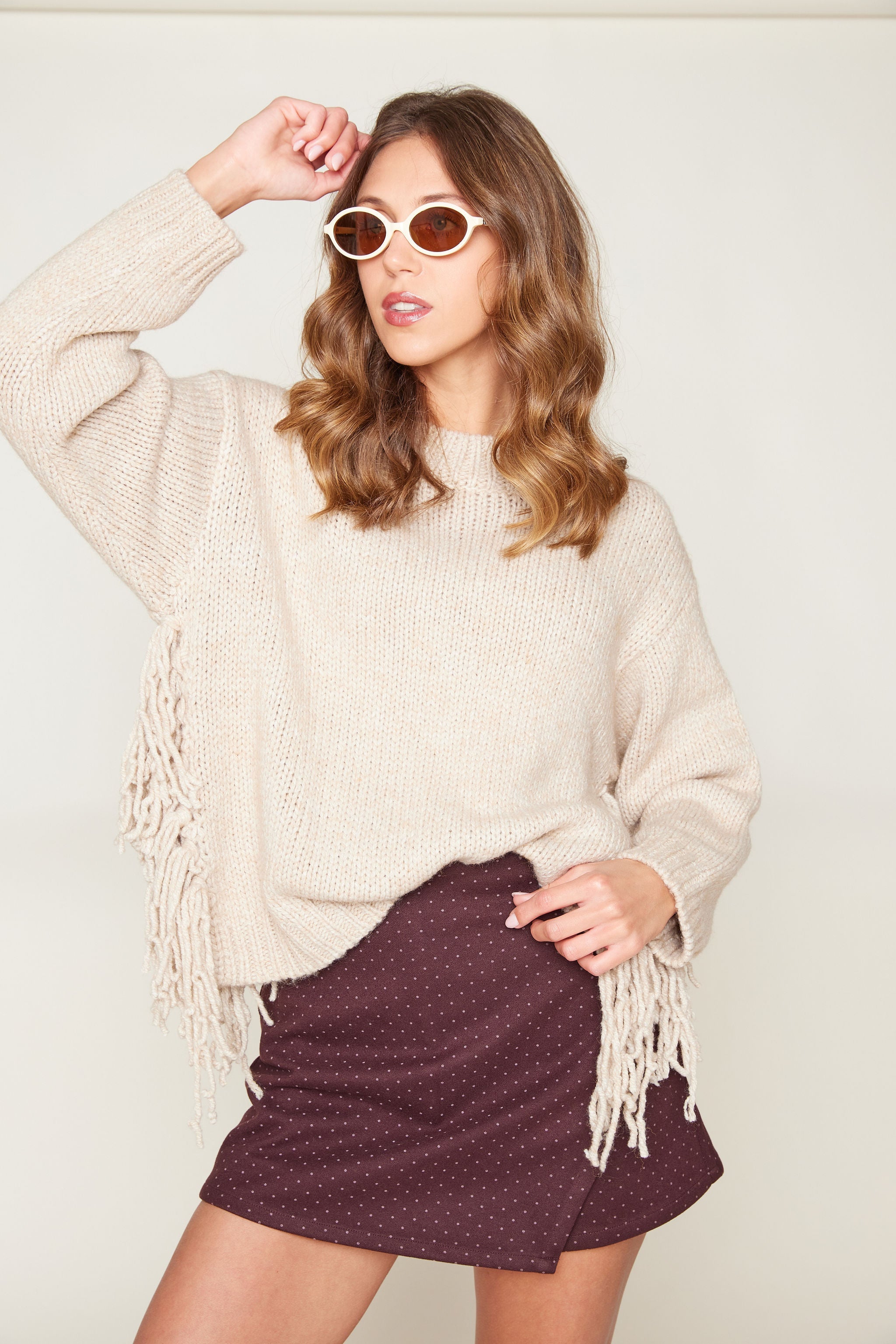 Brandy Polka Dot Skirt