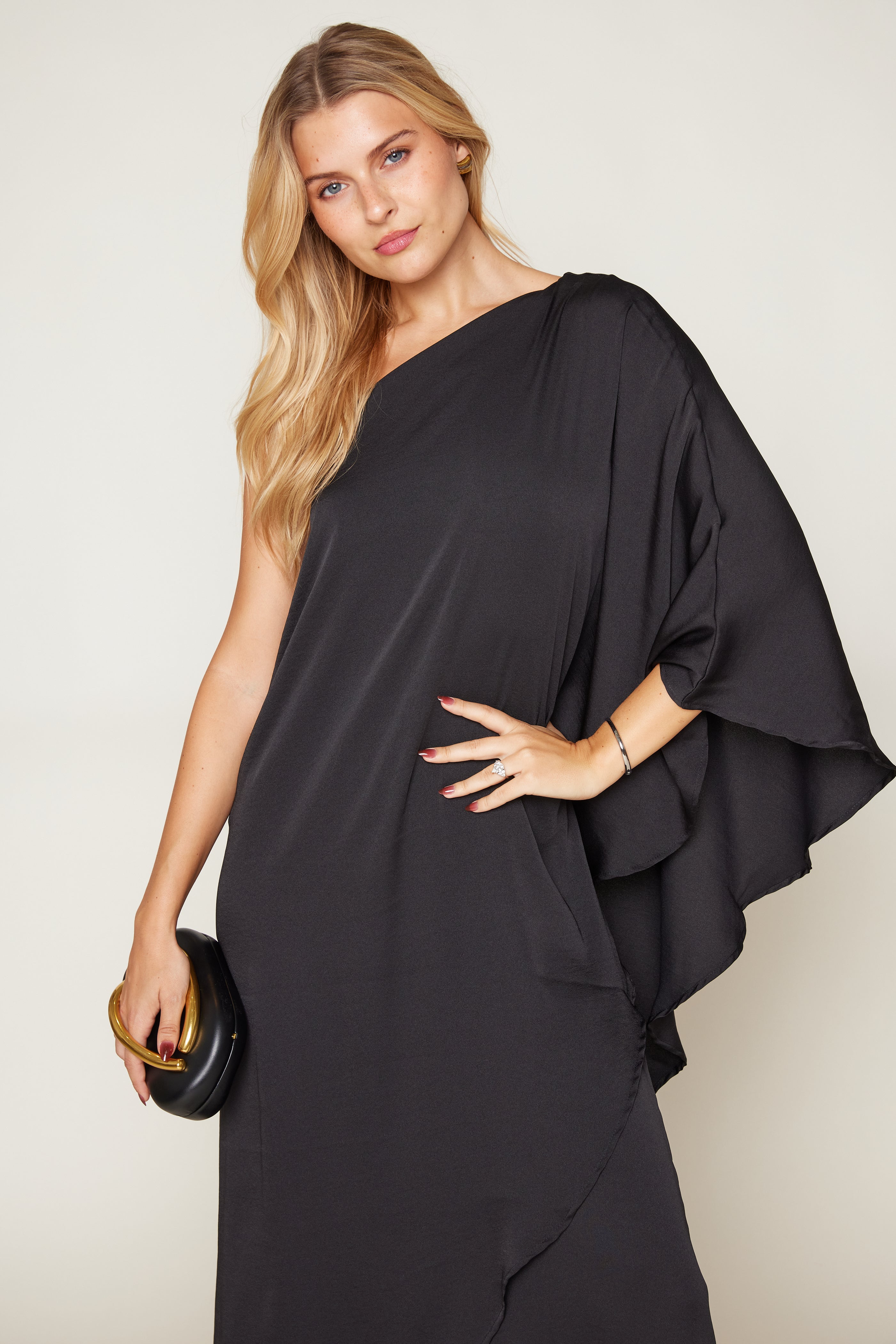 Penelope One Shoulder Maxi Dress