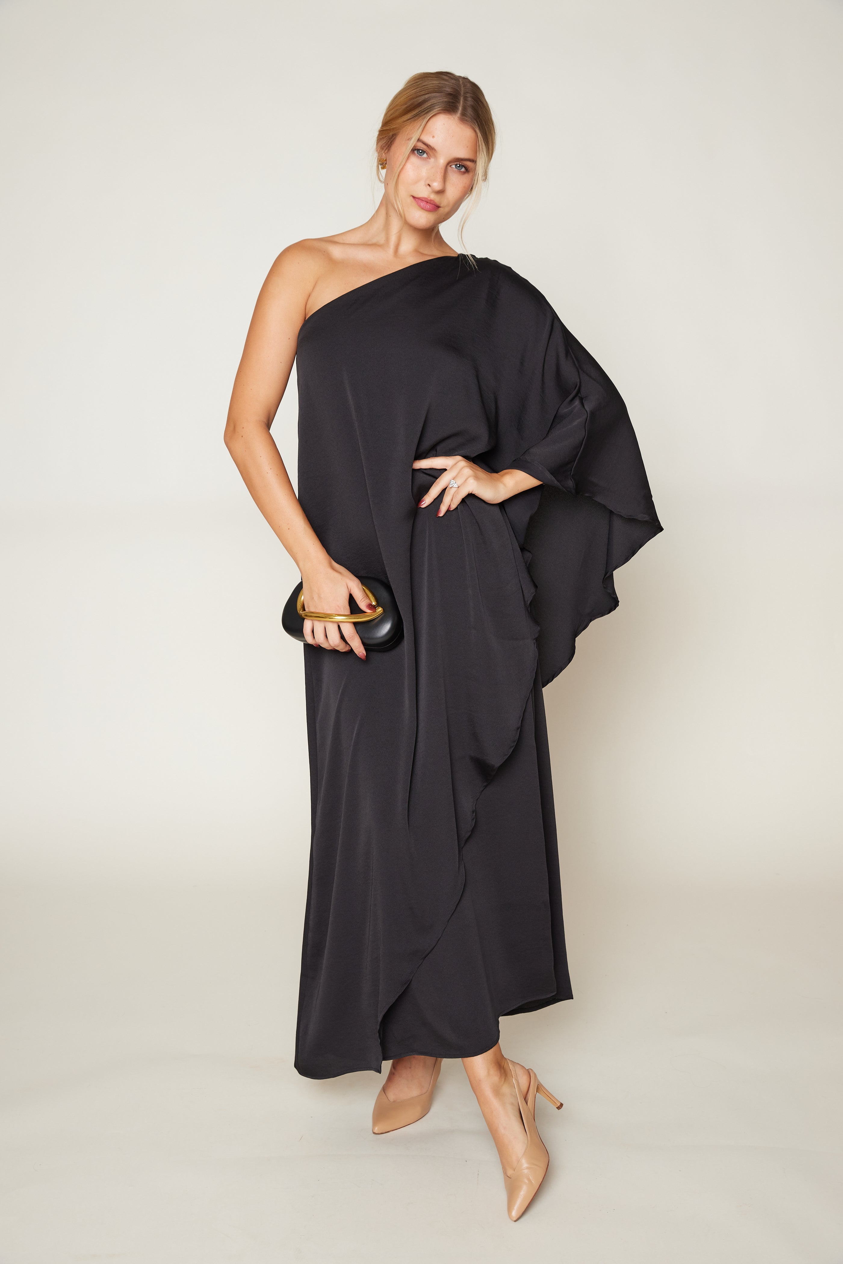 Penelope One Shoulder Maxi Dress