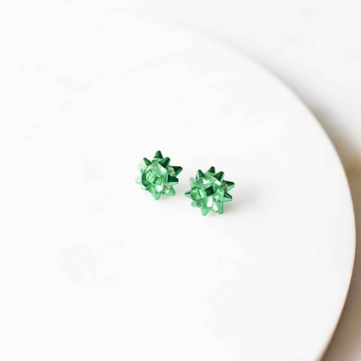 Gift Bow Post Earrings