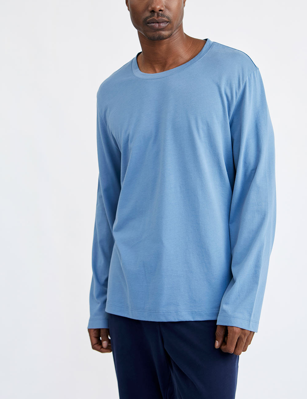 Crew Neck T-Shirt Bluesteel