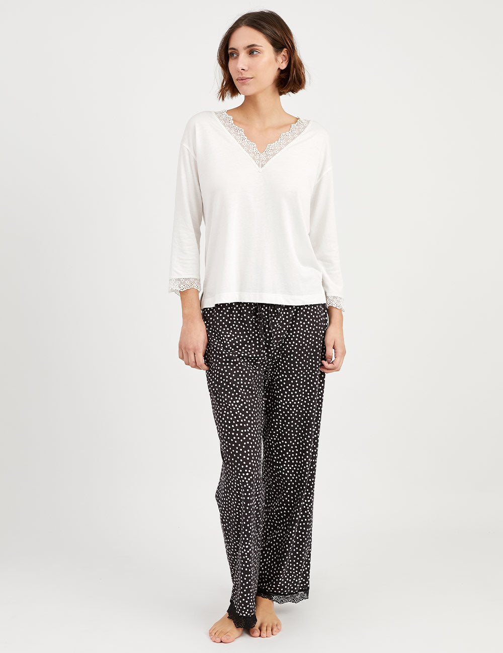 PJ Pant Black Dots