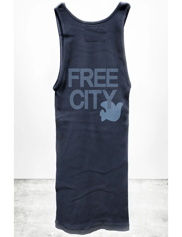 RTU Super-Vintage Tank, Moonshrooms Blue