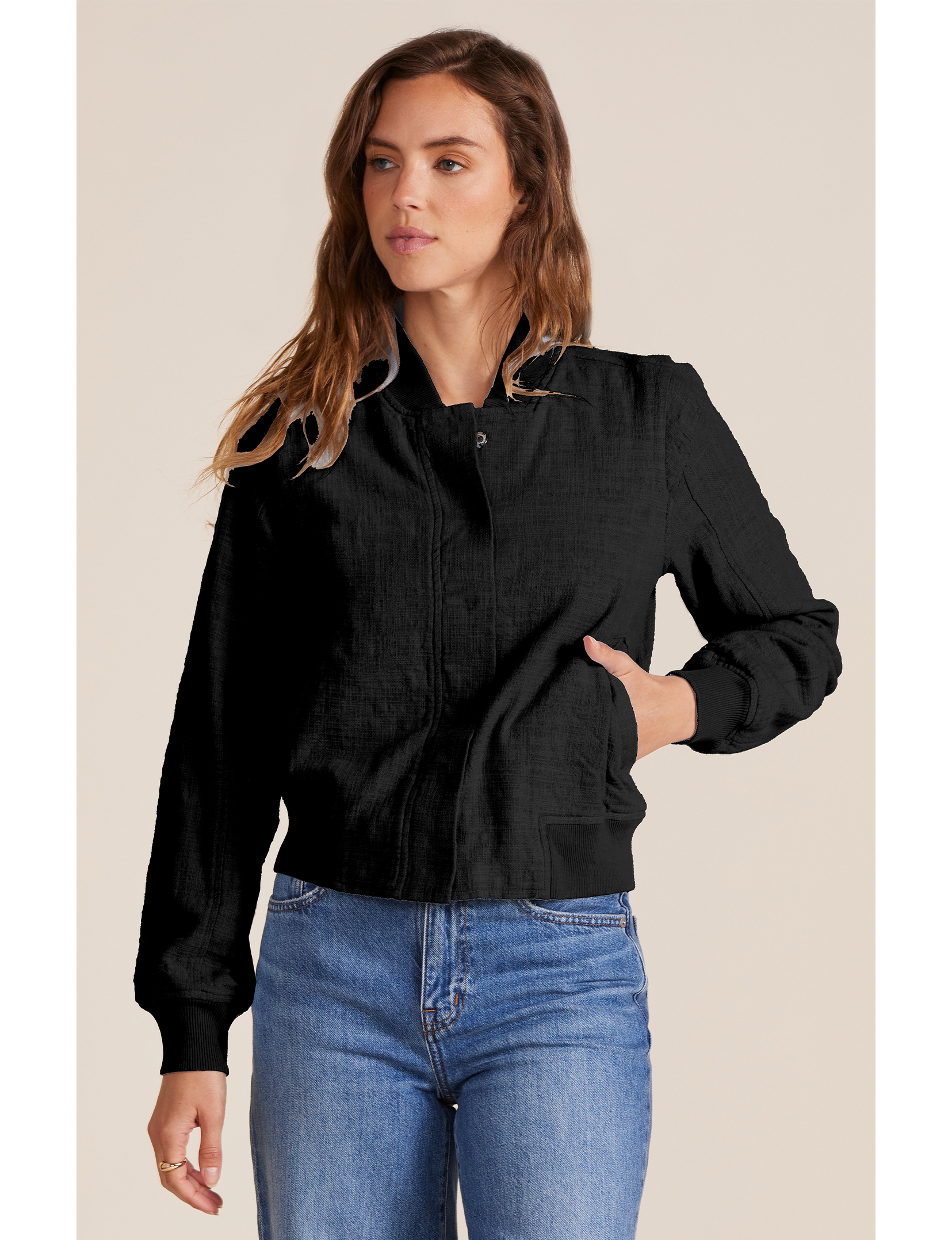 Bomber Jacket, Black