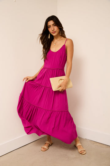 Mira Tiered Maxi Dress