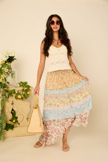 Rachel Multi Layered Ruffle Skirt