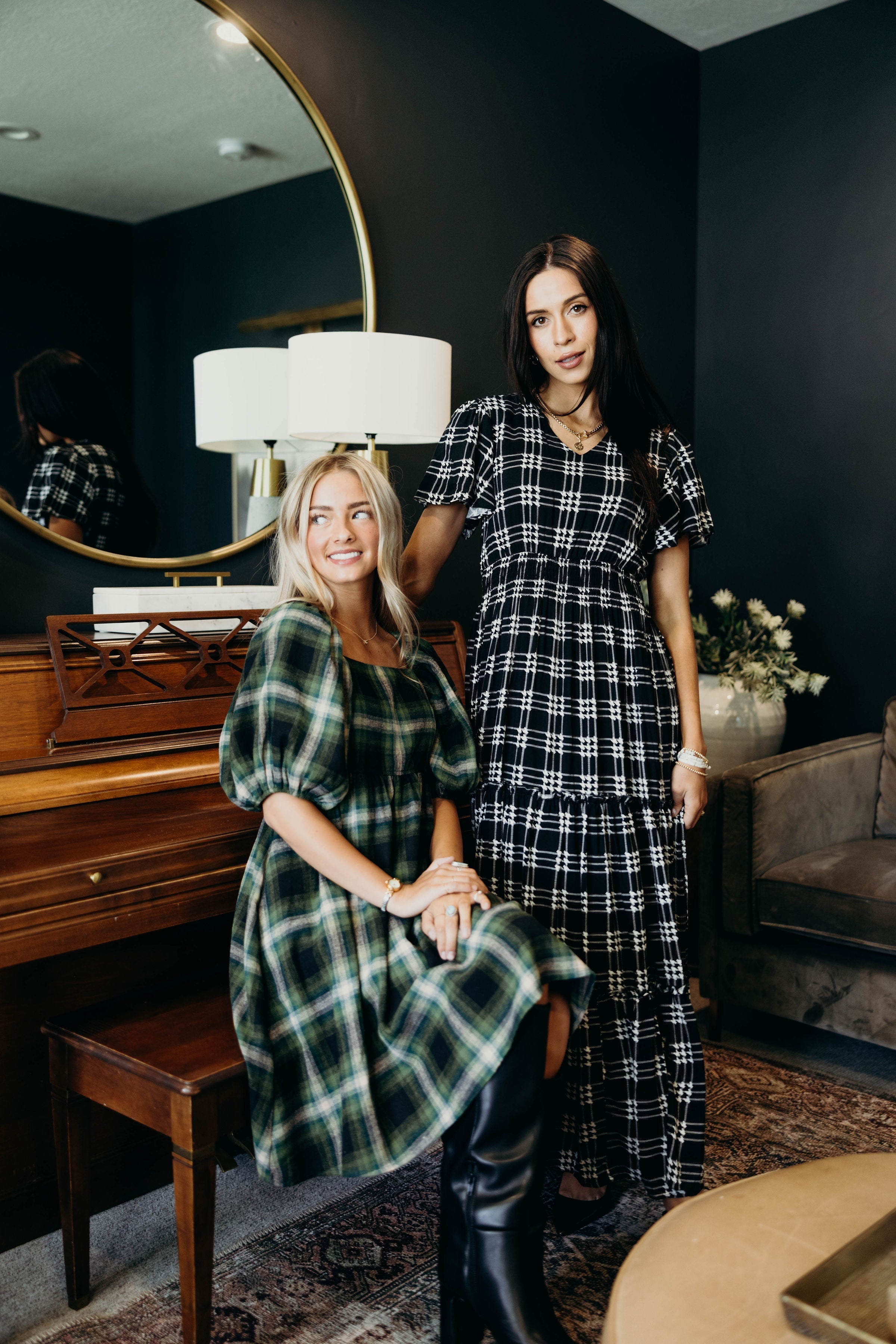THE EDEN IN SHADOW PLAID FINAL SALE
