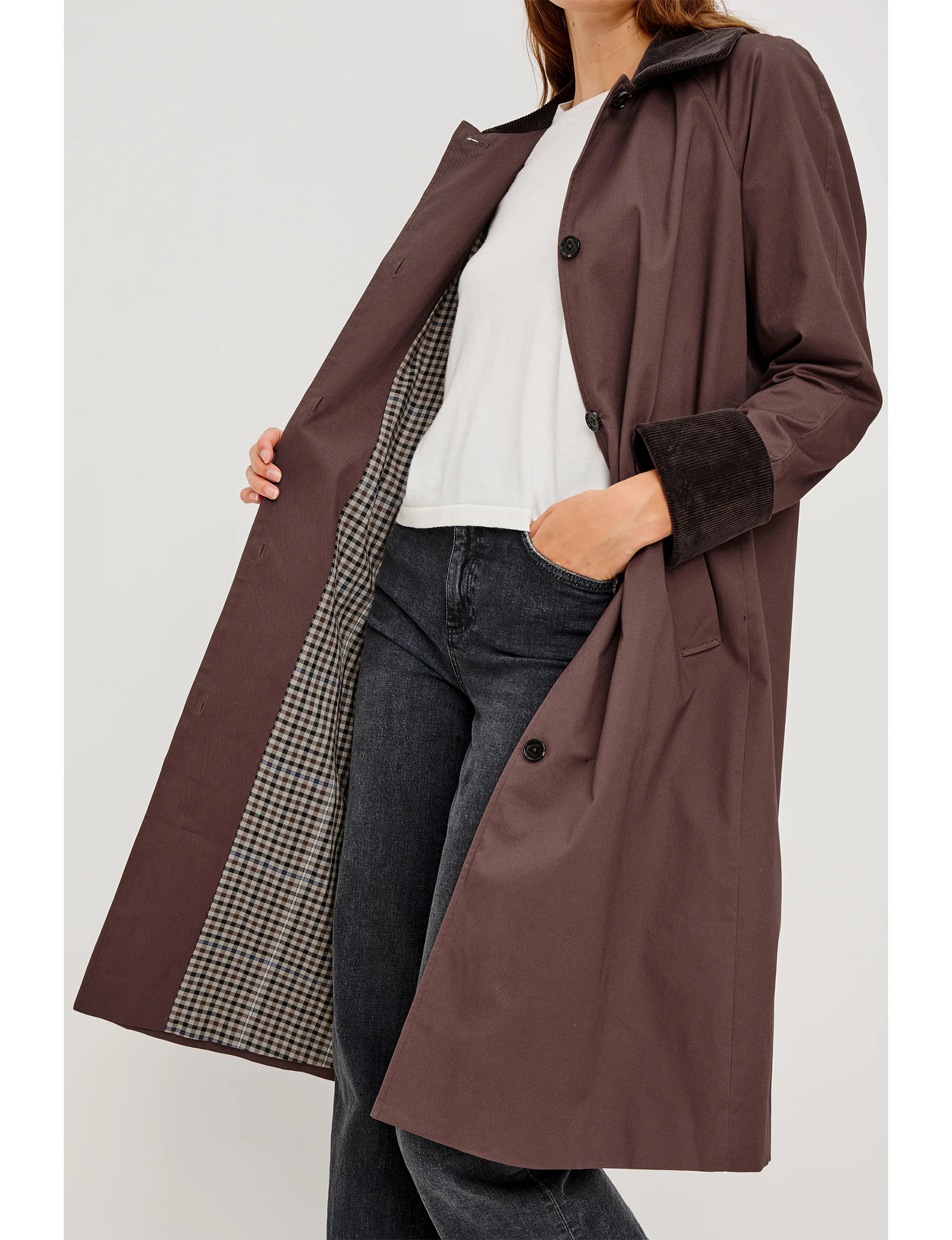 Levy Coat, Raisin