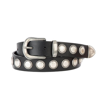 Sezim Bridle Belt - Silver/Black