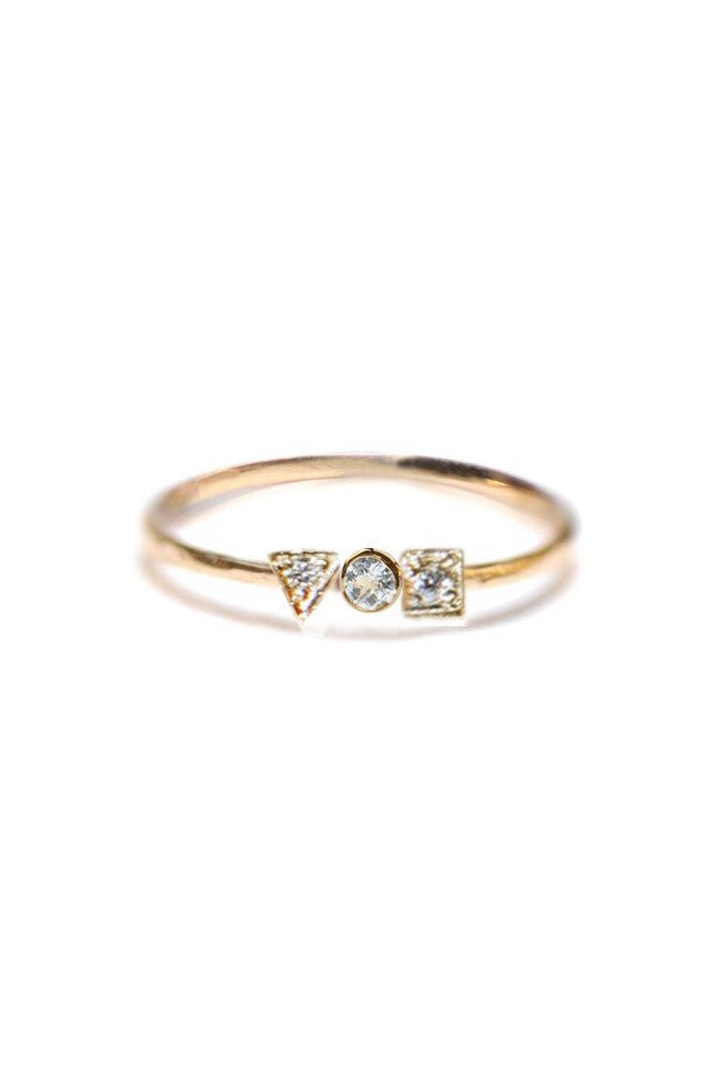 Aztec Cl¨¦o Geometric Ring