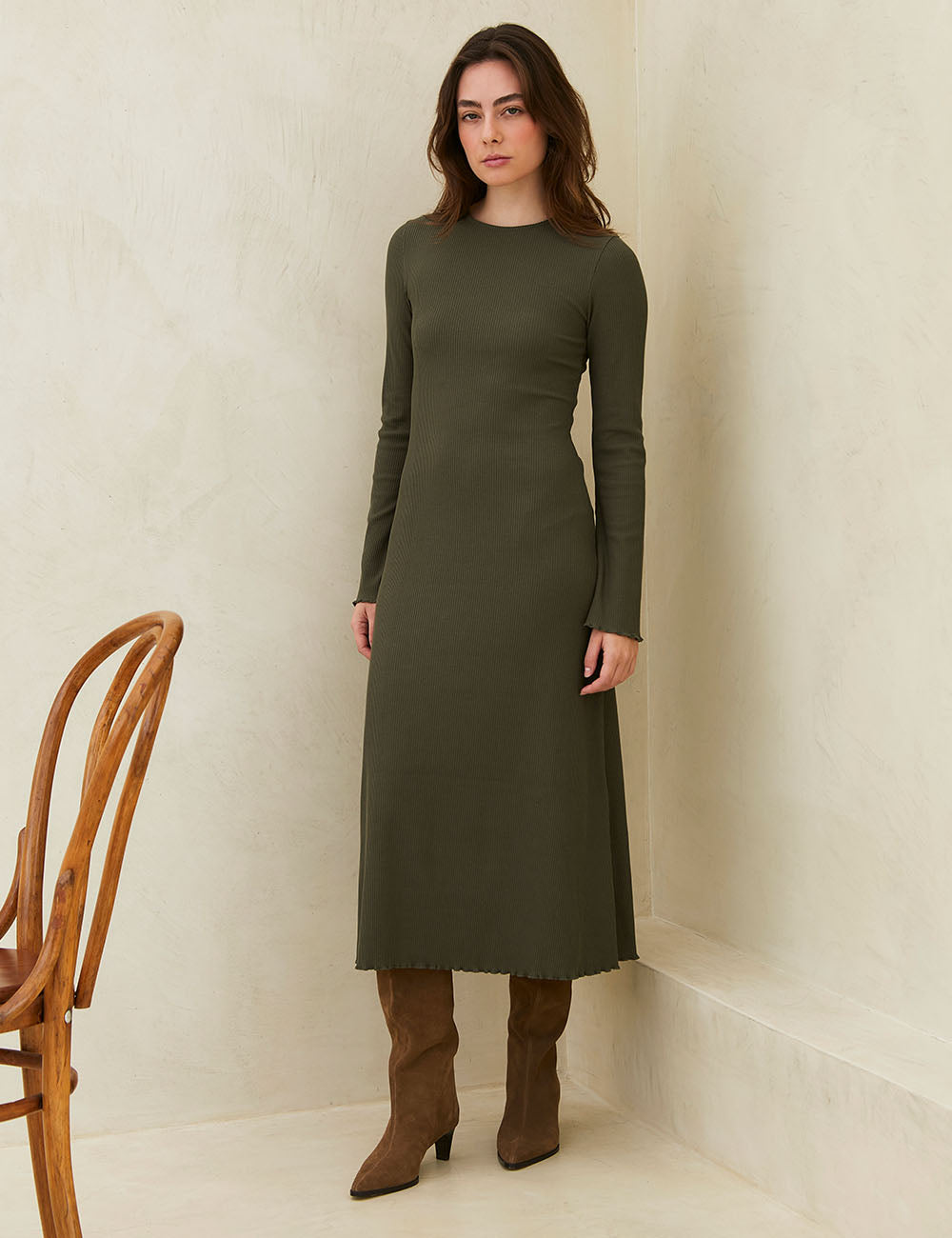 Amalia Dress Olive
