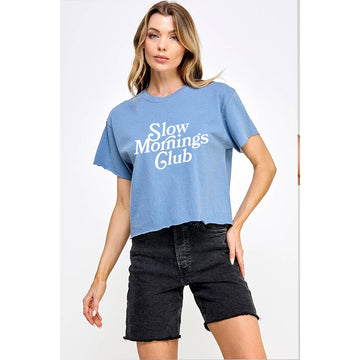 Slow Morning Club Tee