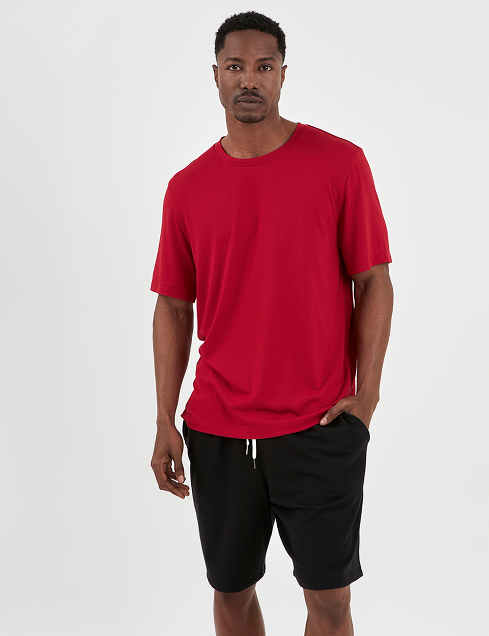Crew Neck T-Shirt Chilli Red