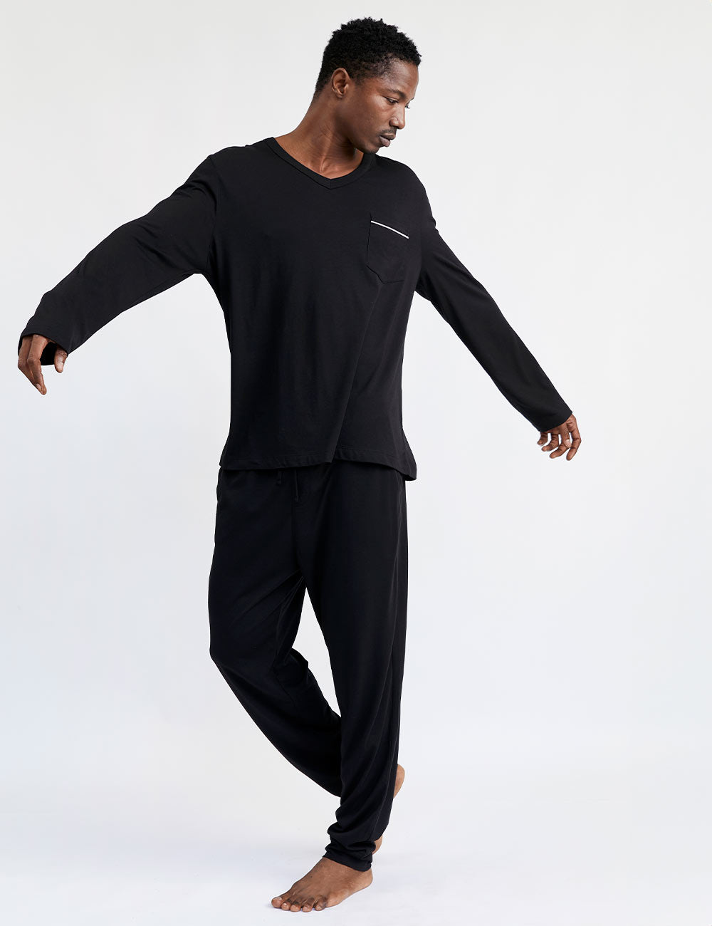Noah PJ Set Black
