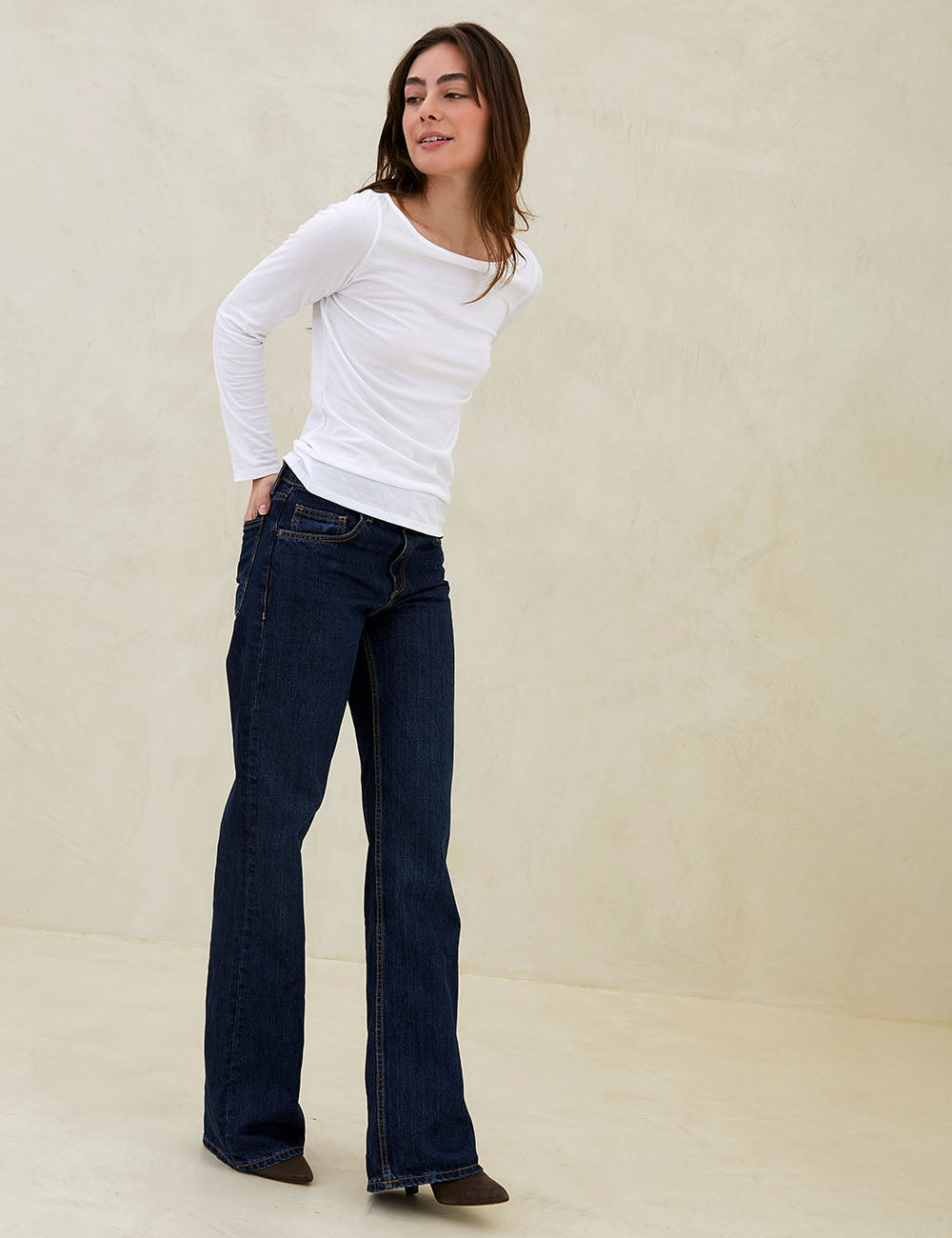 Lina Top White