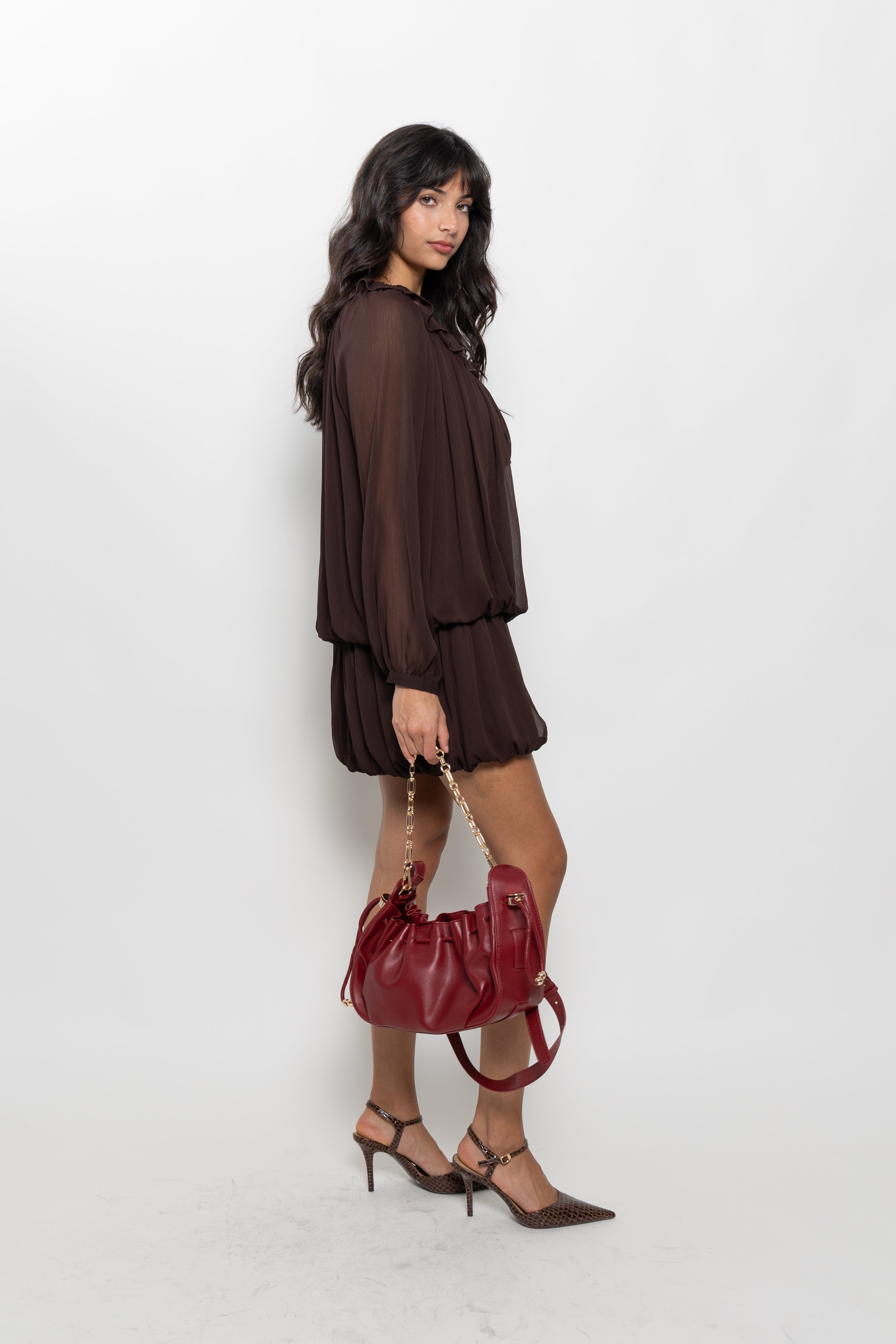 Maria Bubble Tiered Dress