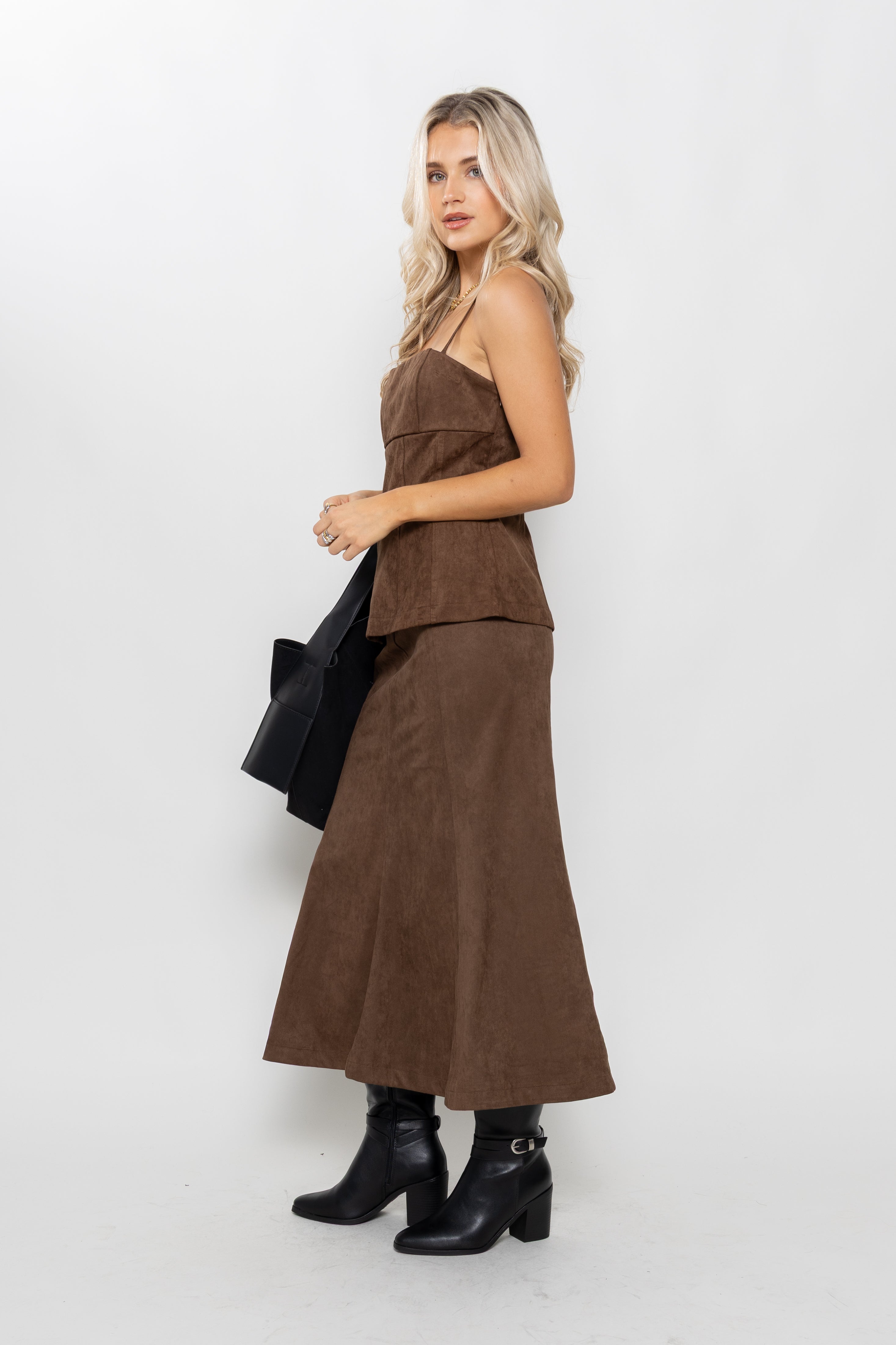 Austin Fluted Hem Skirt