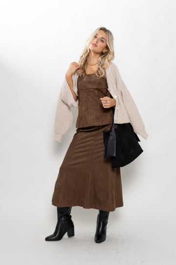 Austin Fluted Hem Skirt