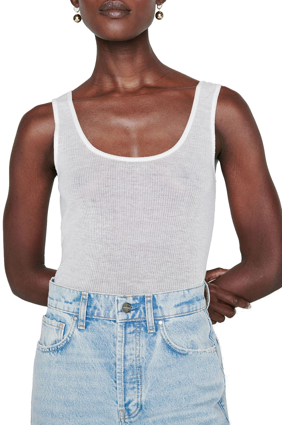 Harlow Tank - Ivory