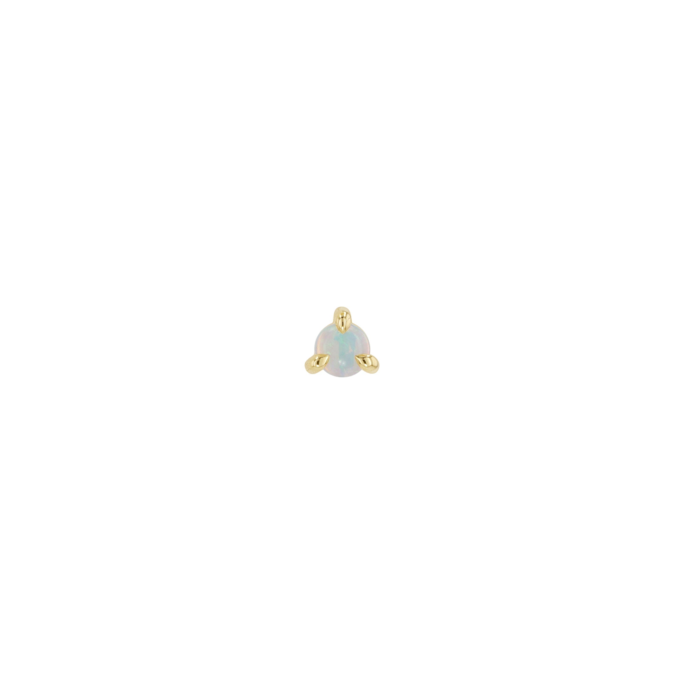 Solitaire - Aura - 3 Prong Cabochon Gemstone