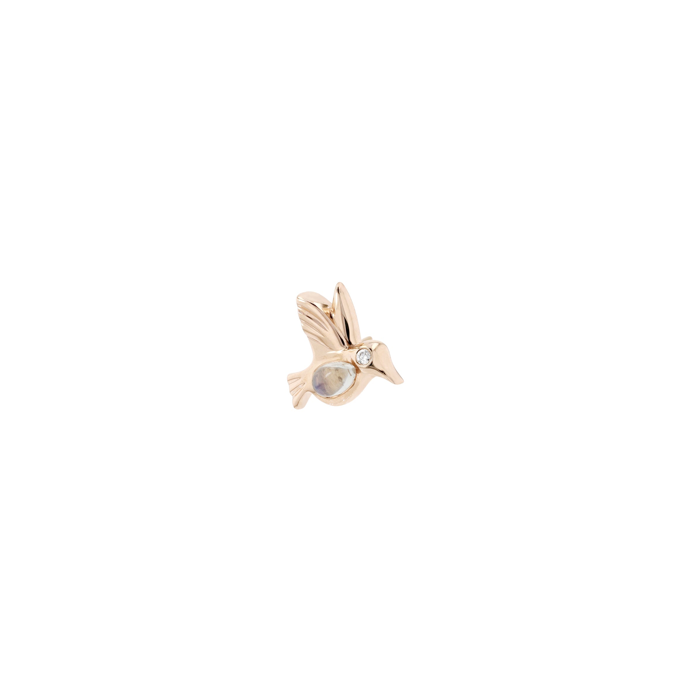Betty The Hummingbird with Moonstone