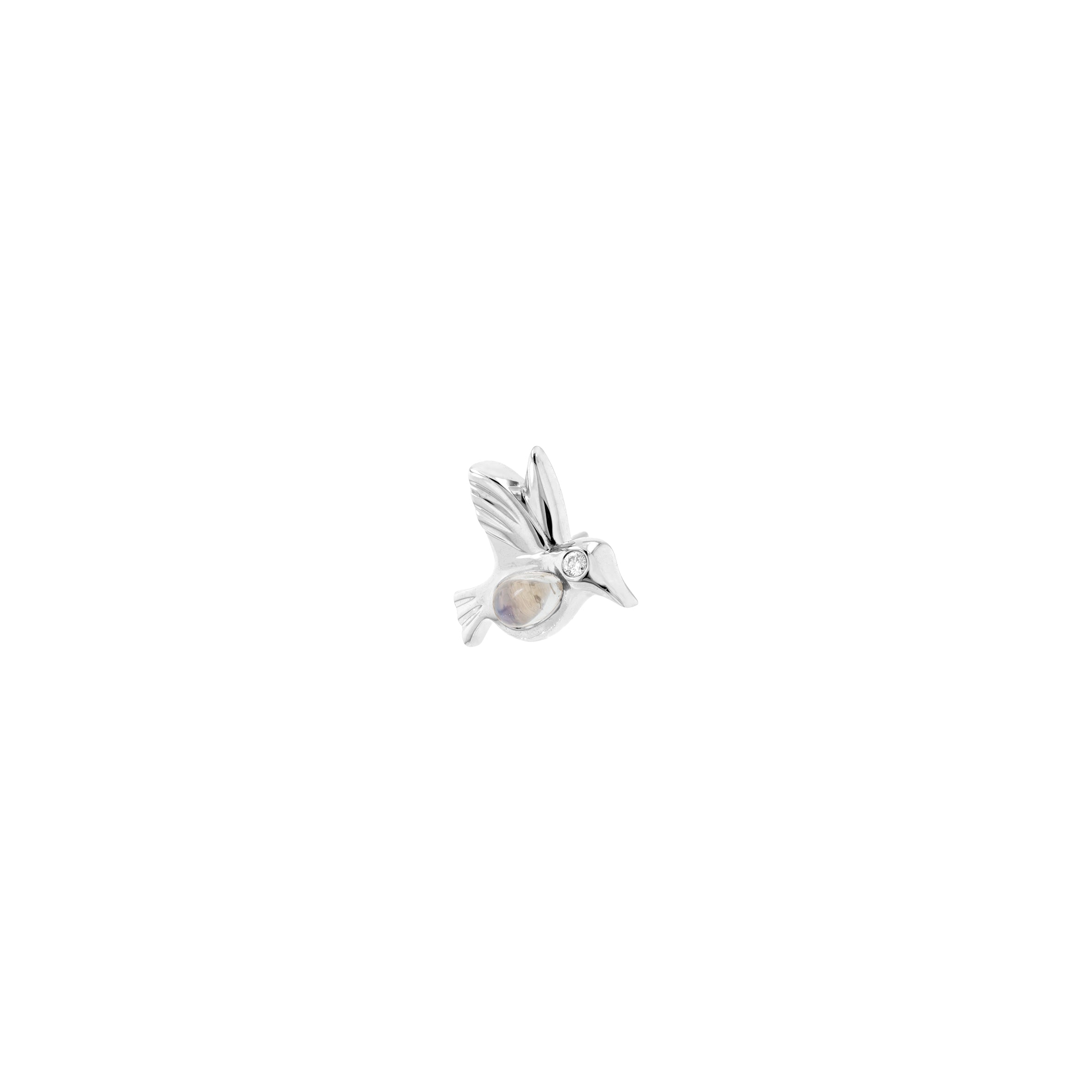 Betty The Hummingbird with Moonstone