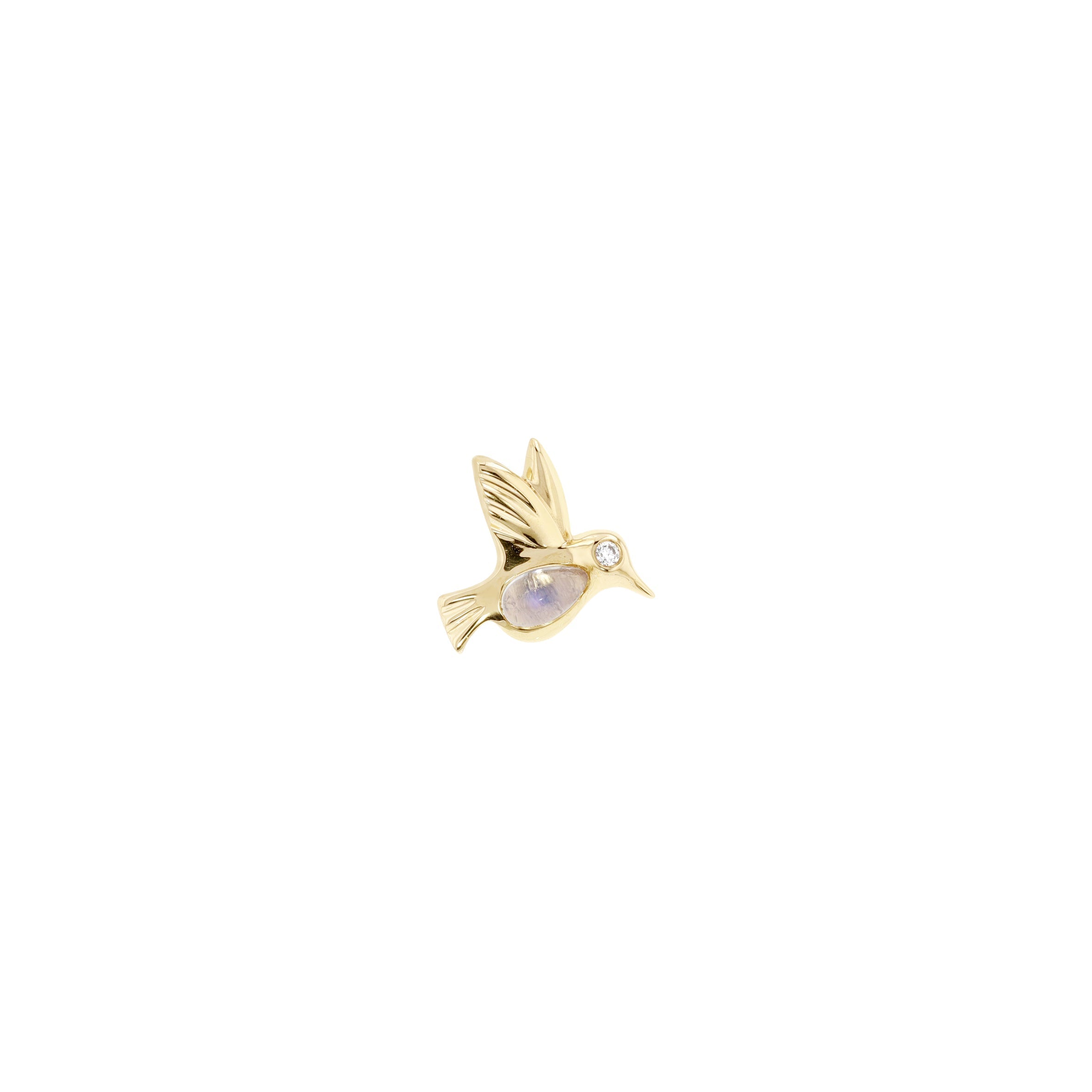 Betty The Hummingbird with Moonstone