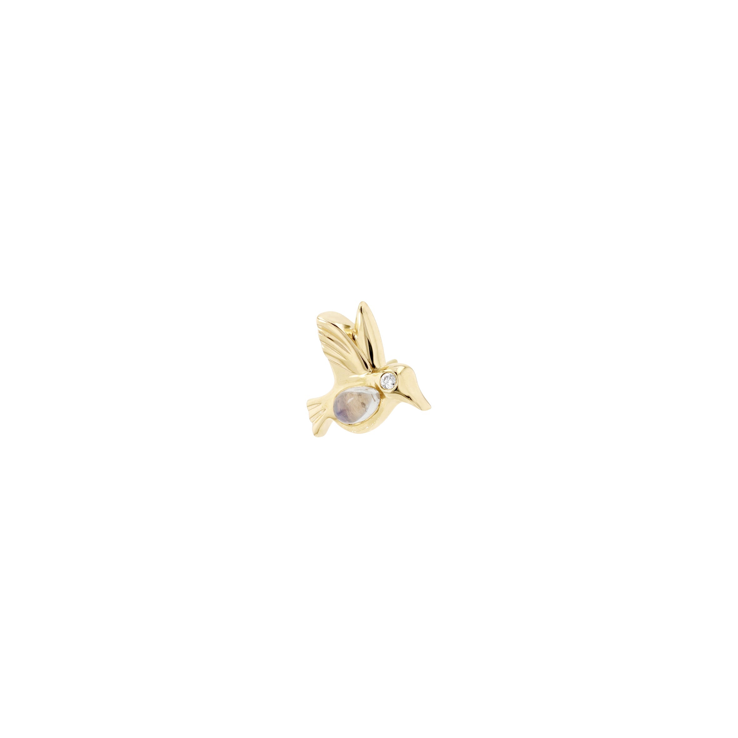 Betty The Hummingbird with Moonstone