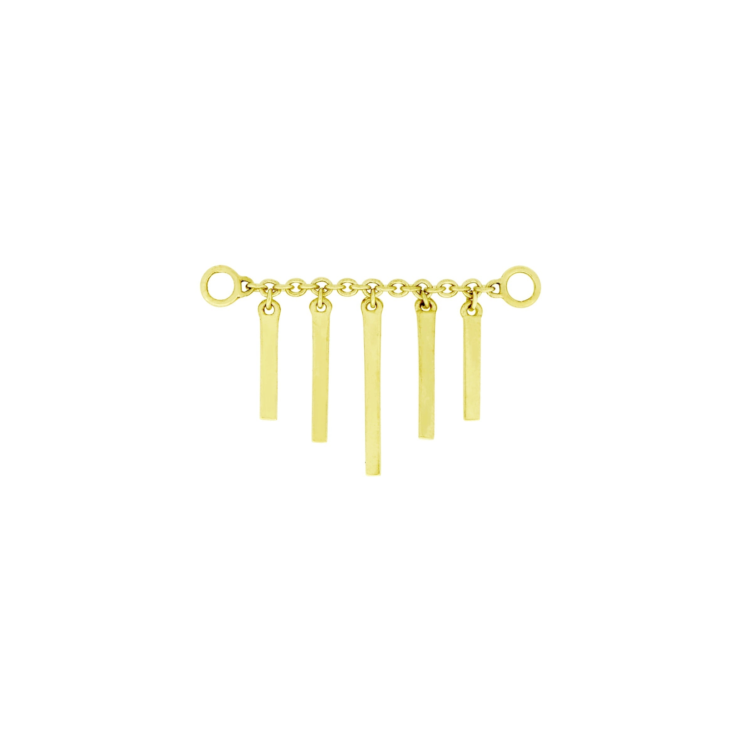 Chain with Dripping Gold Bars
