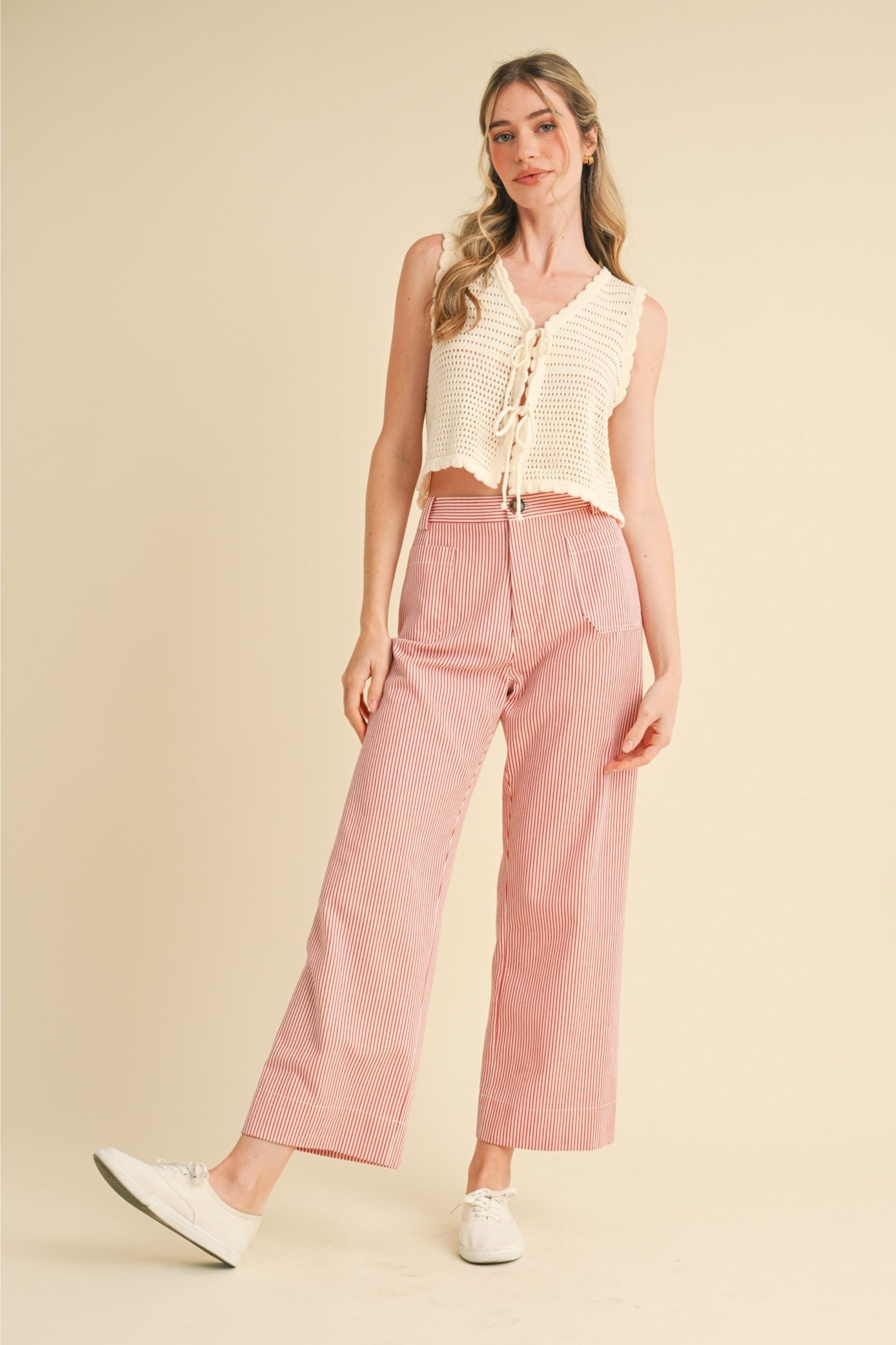 Jade Striped Pants
