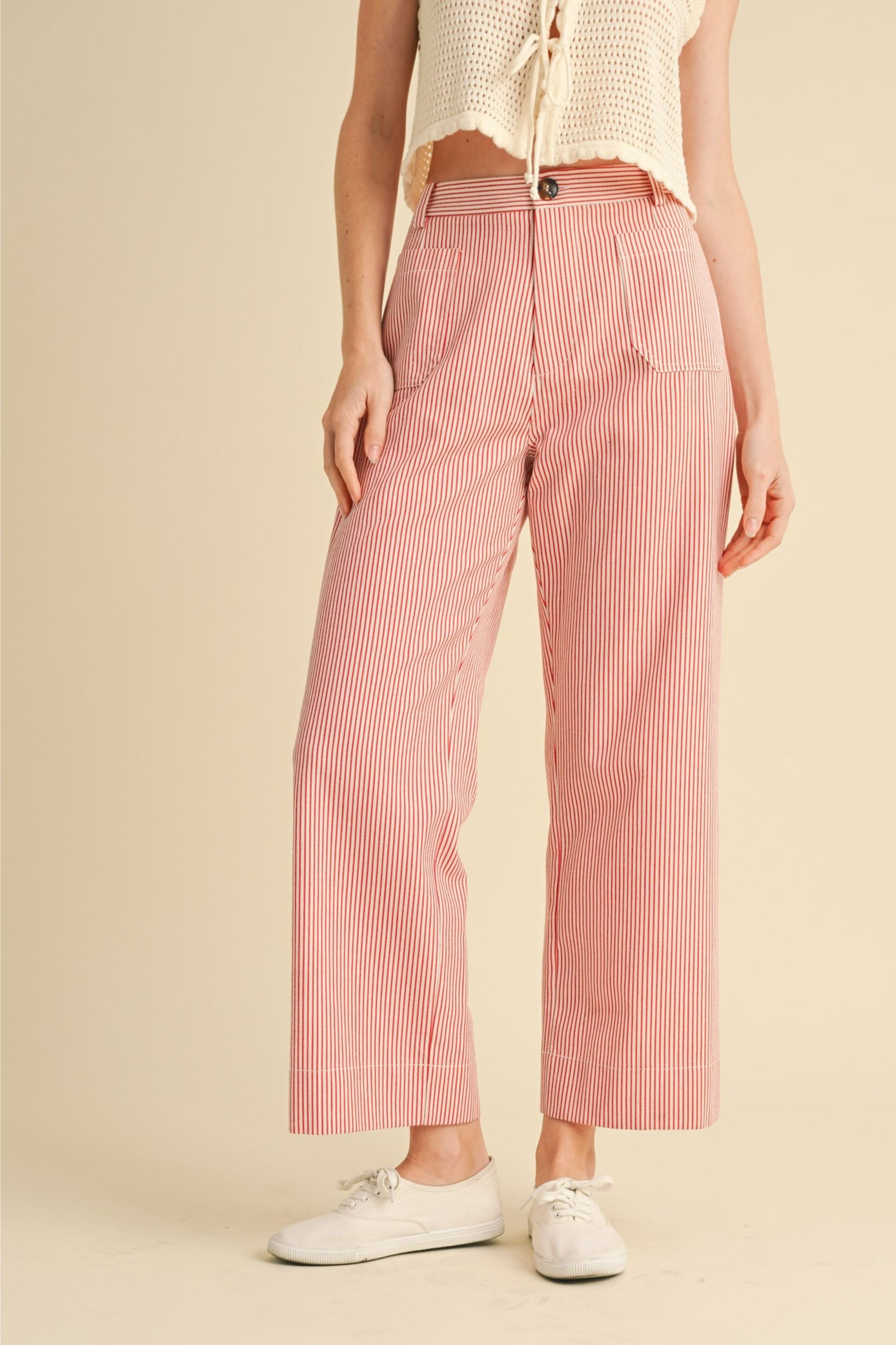 Jade Striped Pants