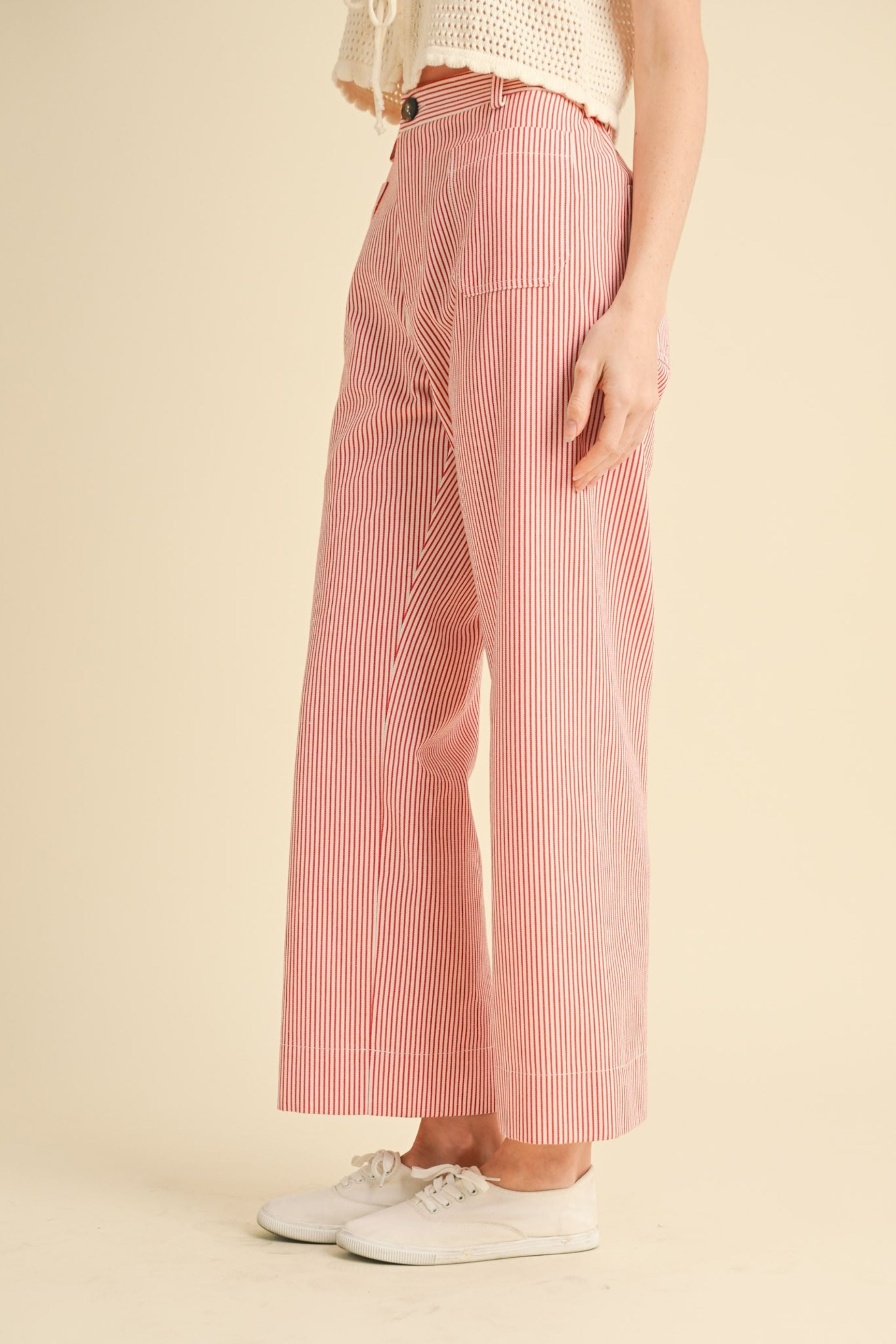 Jade Striped Pants