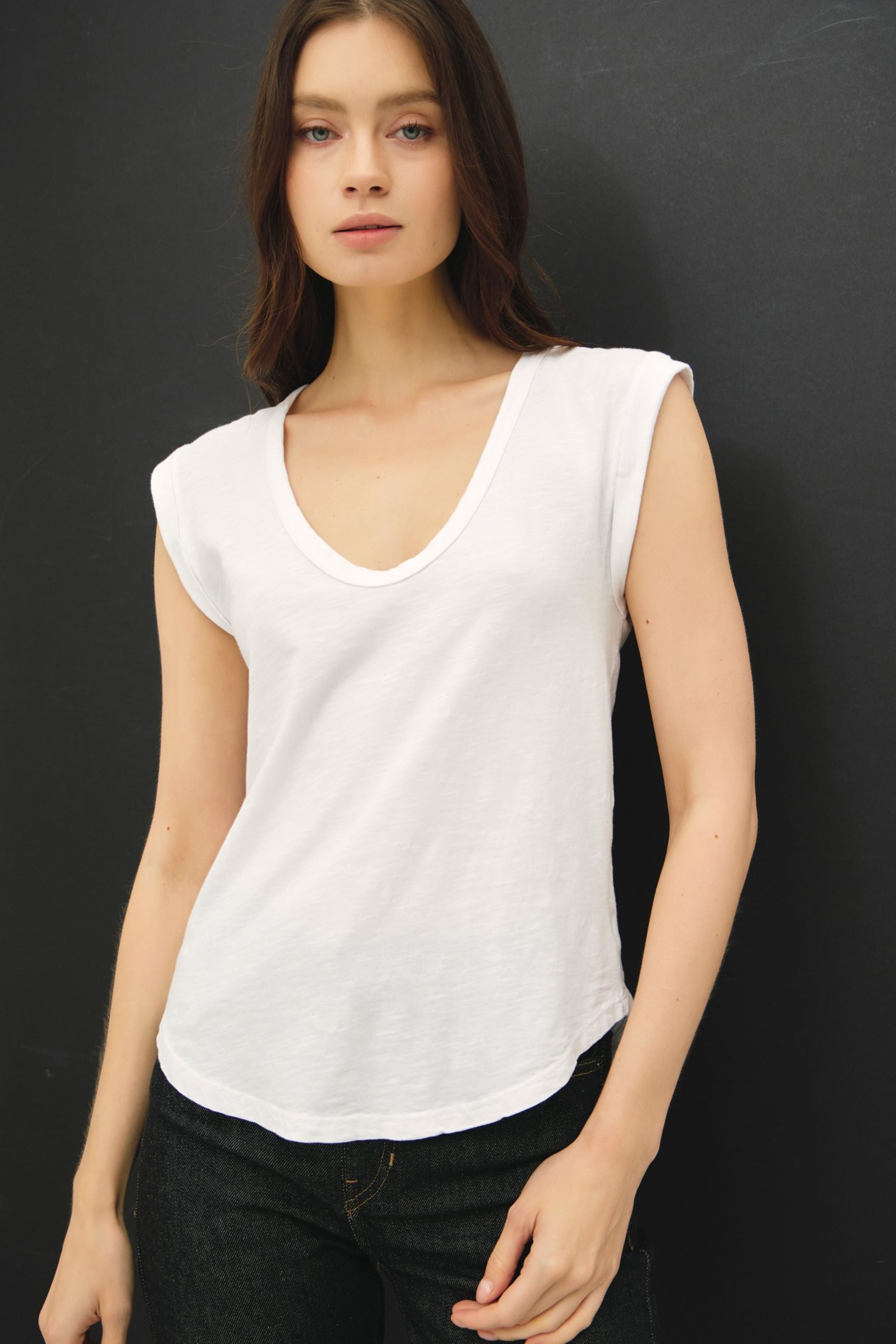 Gigi Garment Sleeveless Tee