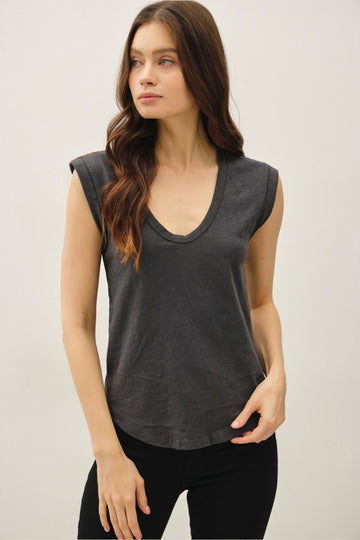 Gigi Garment Sleeveless Tee