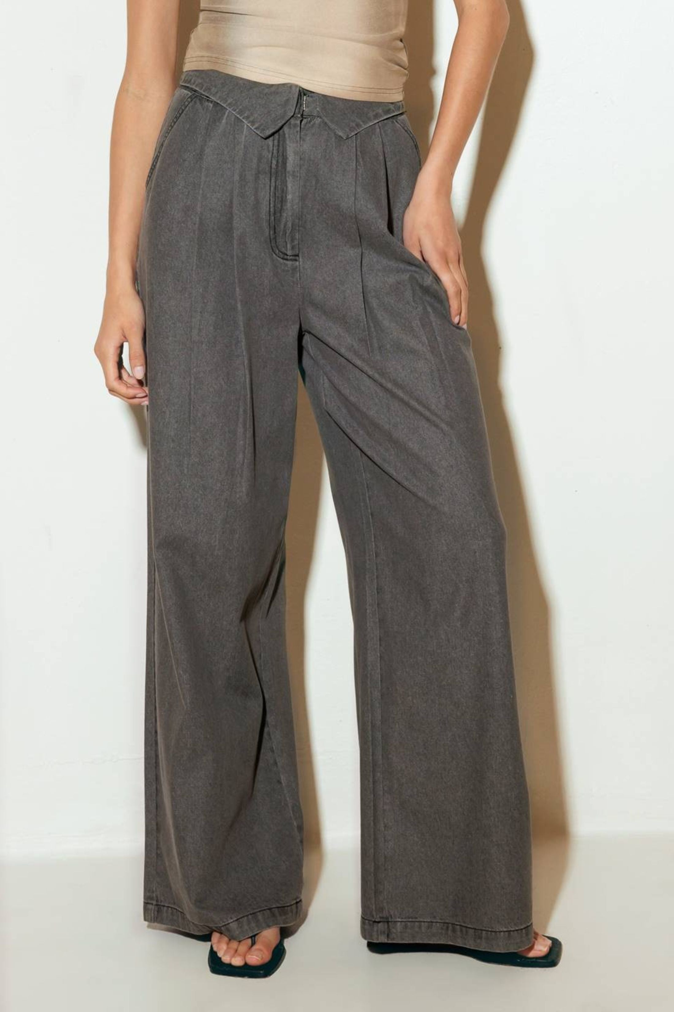 Esme Washed Denim Pants