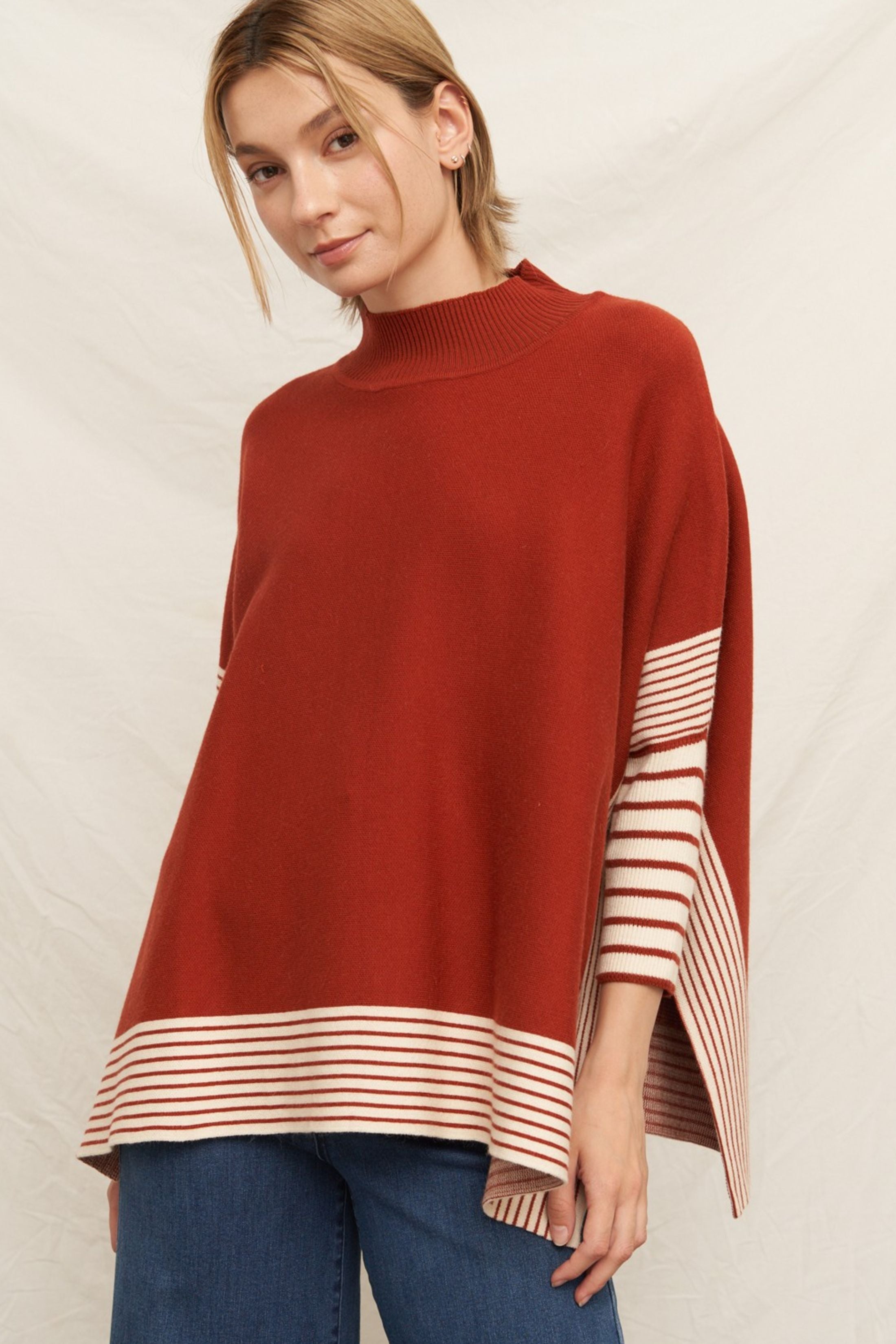 Ginger Oversized Cape Sweater