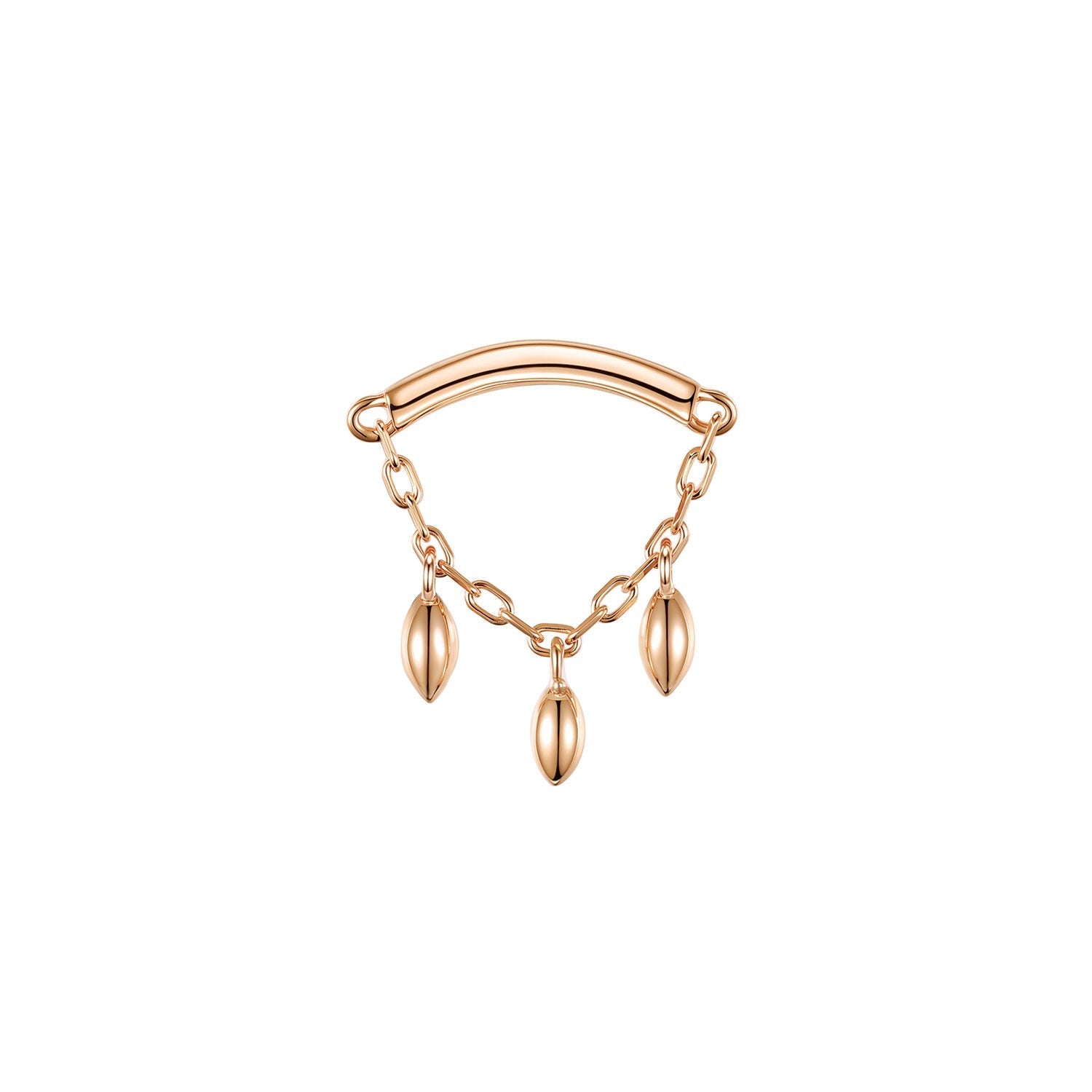 Bar End - Dripping Marquise Bead