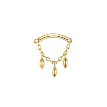 Bar End - Dripping Marquise Bead