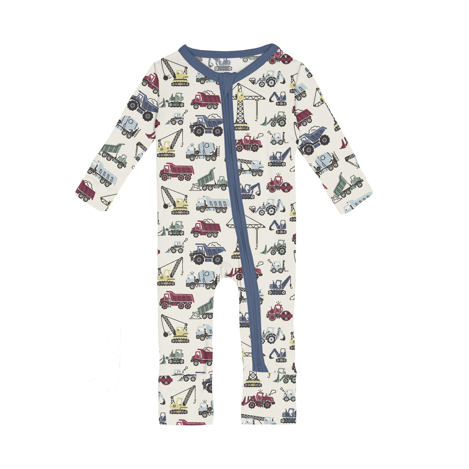 Natural Construction Trucks Coverall