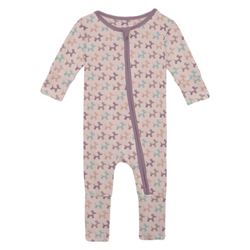 Shrinking Violet Balloon Dogs Zipper Coverall