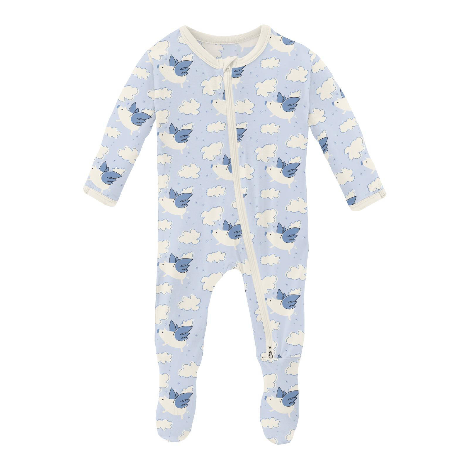 Dew Flying Pigs 2 Way Zip Footie