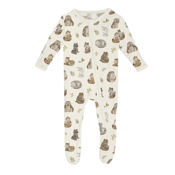 Mom & Baby Zip Footie