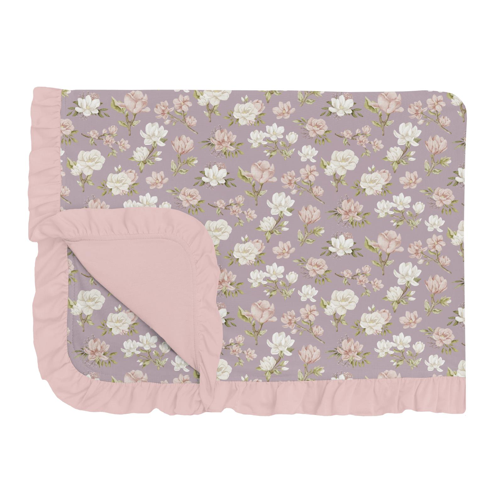 Sweet Pea Spring Ruffle Toddler Blanket