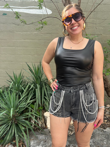 Leather Bodysuit
