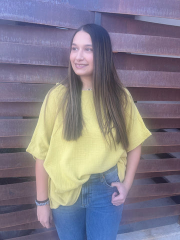Riley Cotton Gauze Top