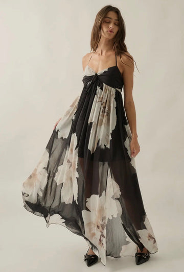 Dani Floral Chiffon Dress