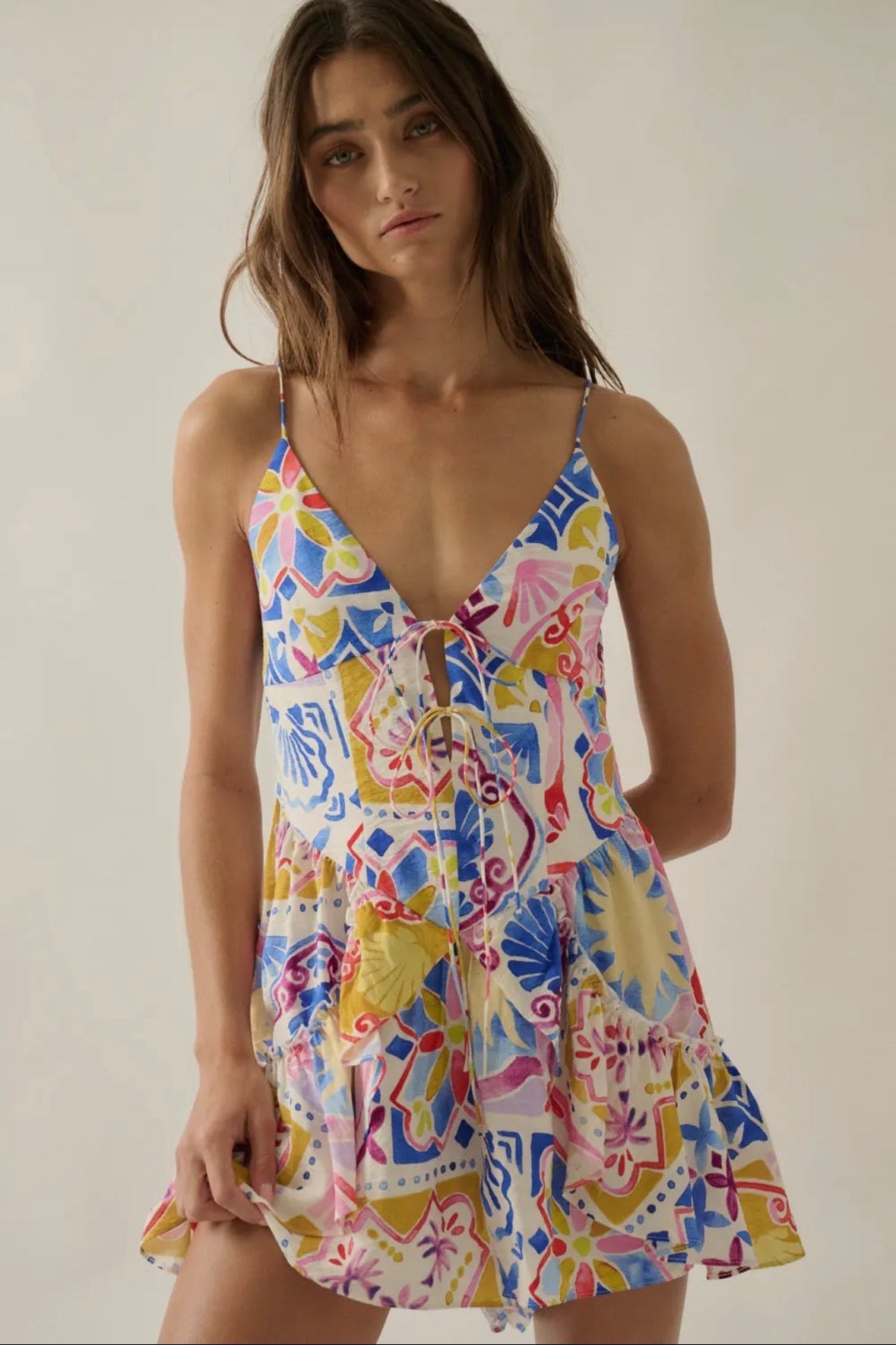 Tropical Floral Romper